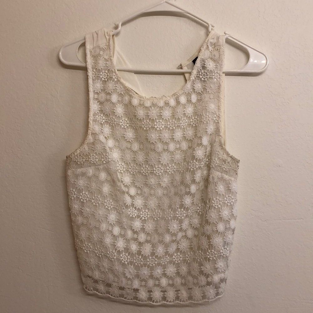 White tank top